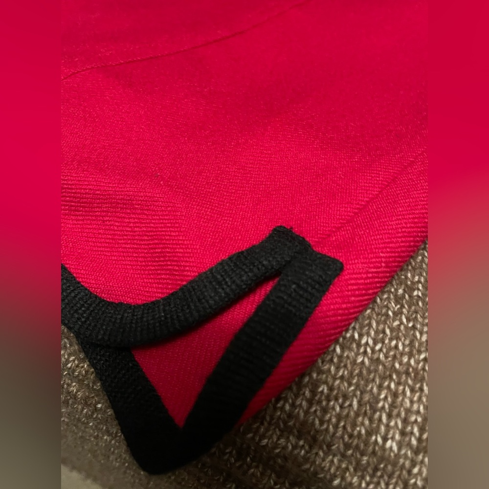 ♥️ Hobbs London Vibrant Red Sleeveless Wool Mini Dress - Picture 9 of 11